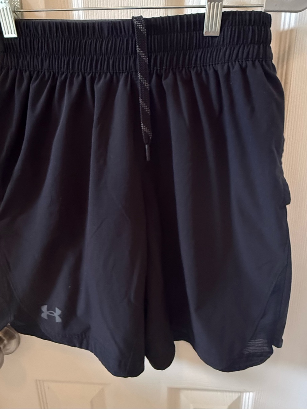 Under Armour Men's Black Athletic Training Shorts with Drawstring